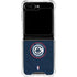 NBA Los Angeles Clippers Distressed Blue Galaxy Z Flip6 Clear Case